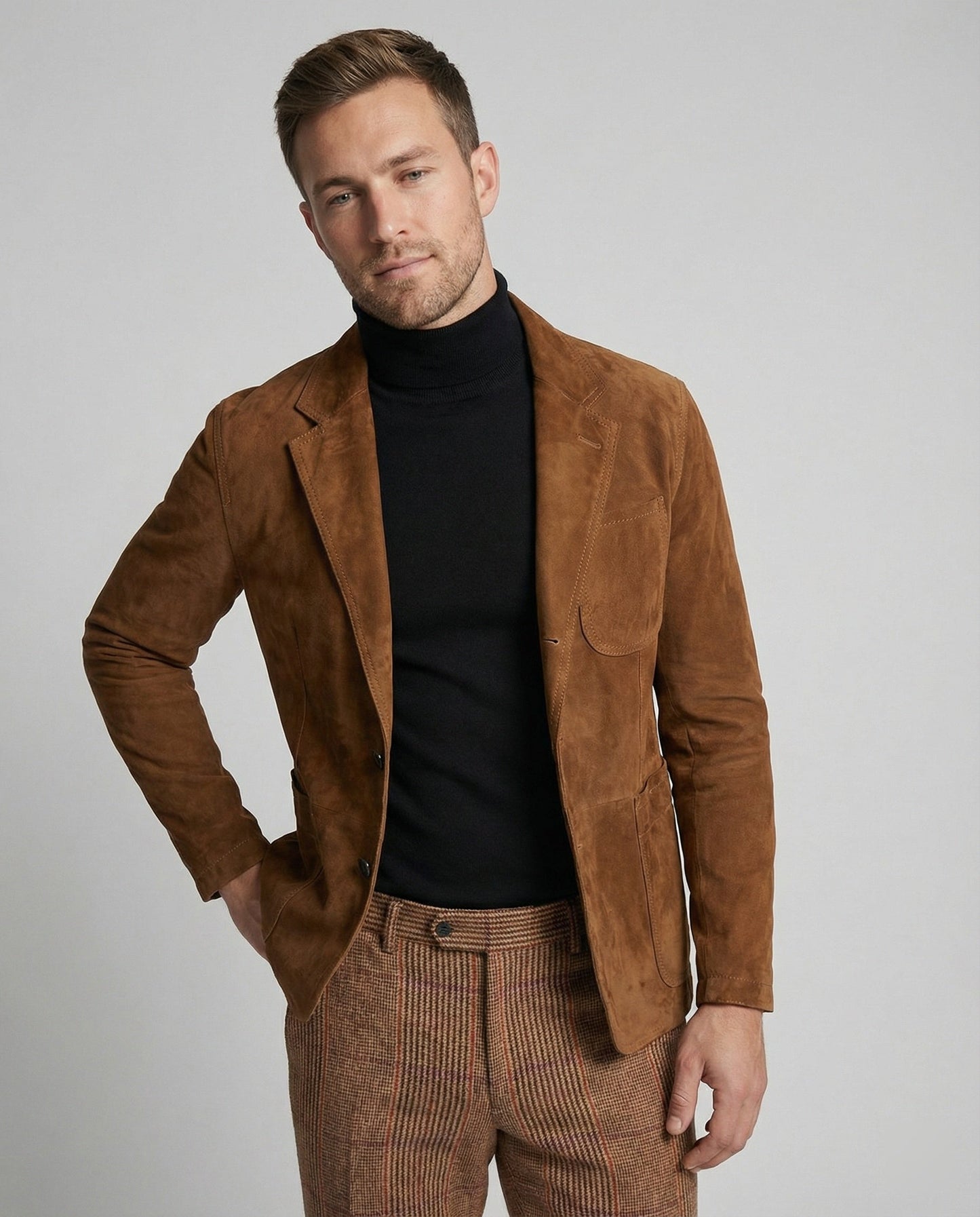 Herren Wildleder Blazer