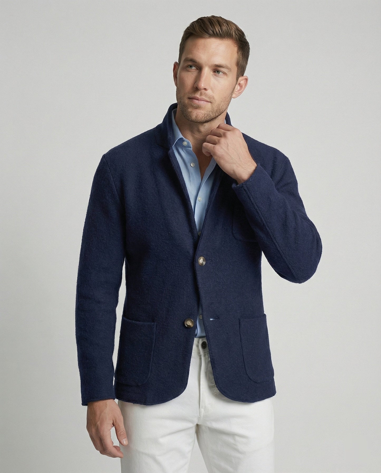 Herren Strickjacke Elegantes Design Praktischer Schnitt - Norvielle