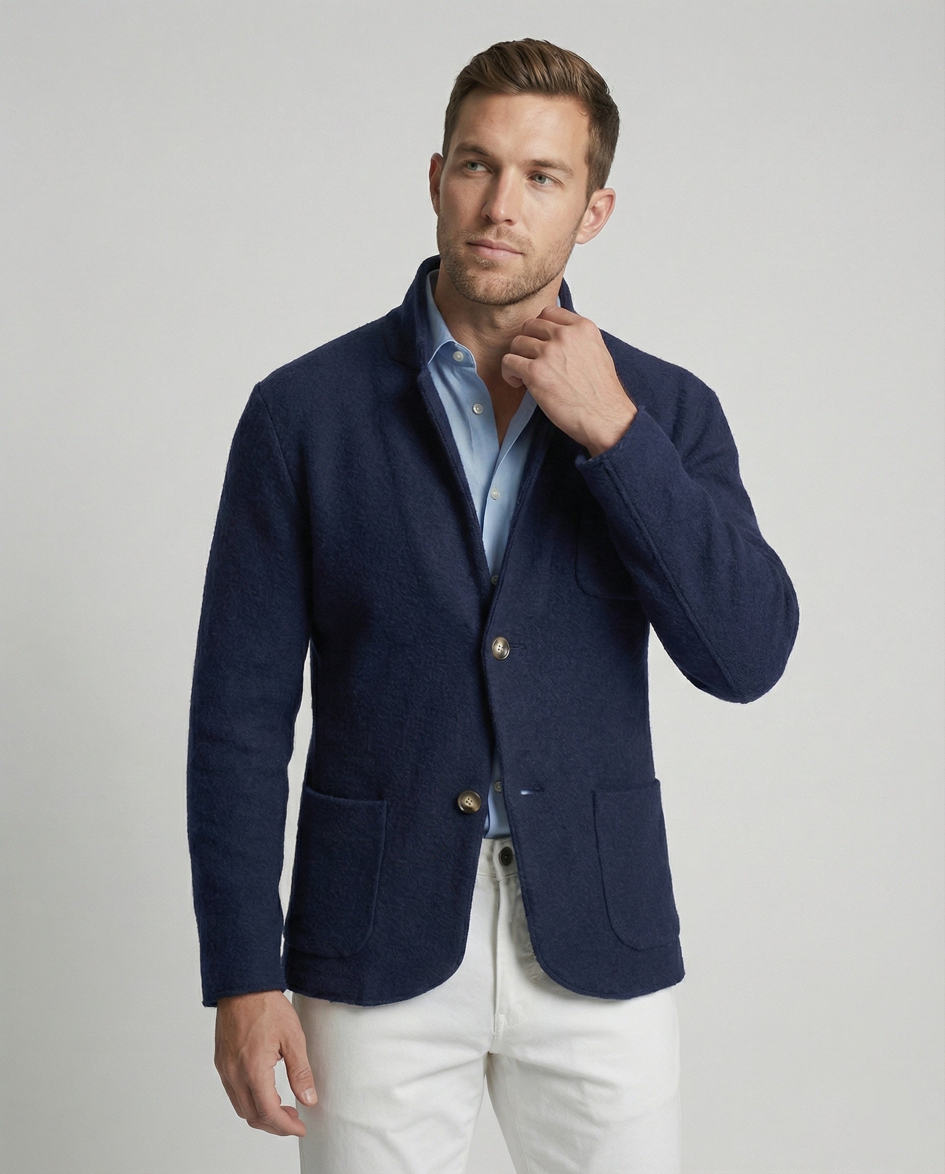 Herren Strickjacke Elegantes Design Praktischer Schnitt - Norvielle