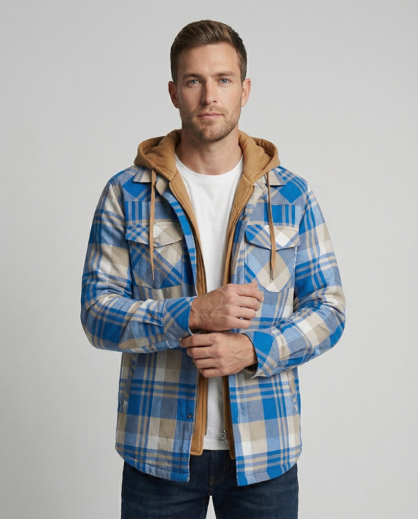 Herren Gefütterte Holzfällerjacke - Norvielle