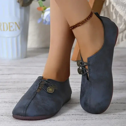 Elegante Damen Flachschuhe Weiche Sohle Ergonomisch