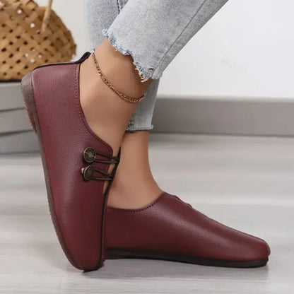 Elegante Damen Flachschuhe Weiche Sohle Ergonomisch