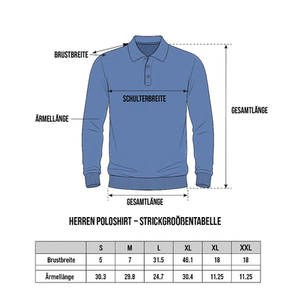Herren Kaschmir Poloshirt Elegantes Design Beige