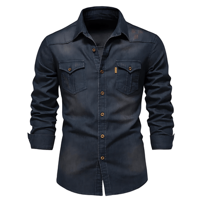 Norvielle Damen Denim Hemd