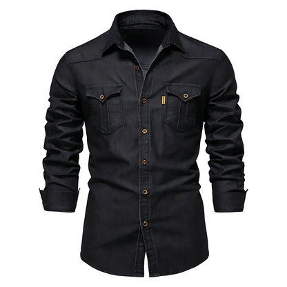 Norvielle Damen Denim Hemd
