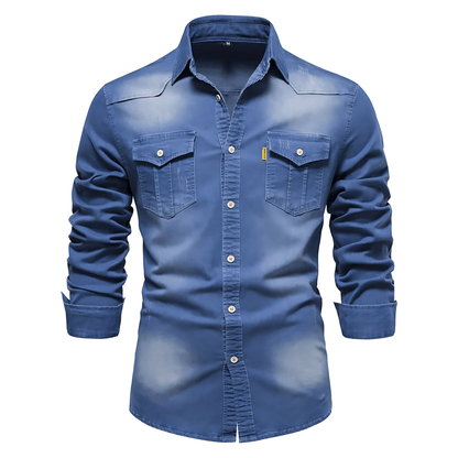 Norvielle Damen Denim Hemd