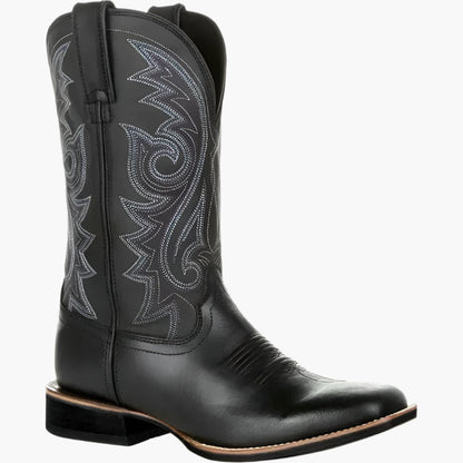 Herren Cowboy-Stiefel Westernstil Leder