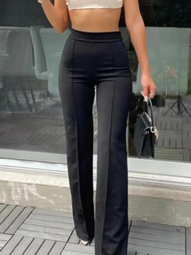 Damen Slim Flare Hose - Norvielle