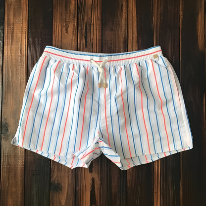 Gildar Herren Shorts Gestreift Sommer Leicht