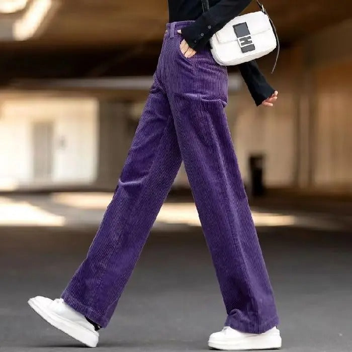 Norvielle Damen Hochbund-Cordhose - Norvielle