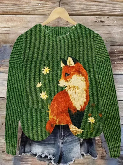 Norvielle Damen Pullover Bedruckt