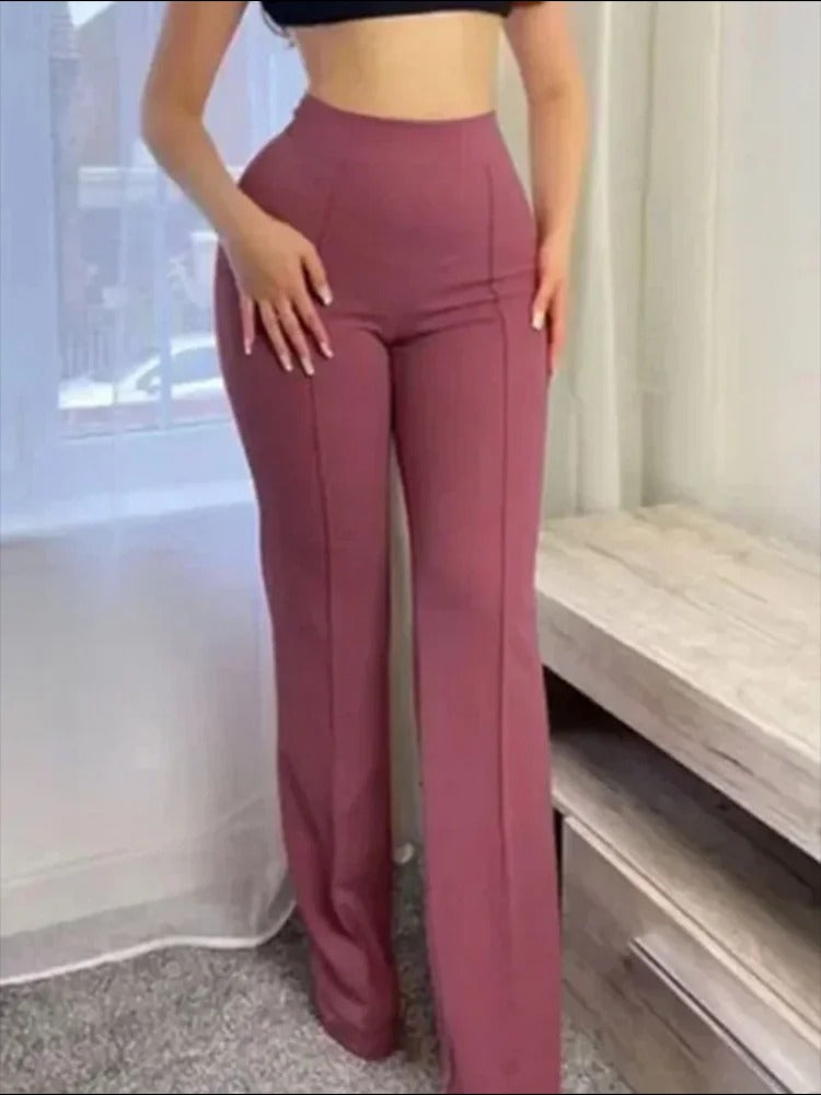 Damen Slim Flare Hose