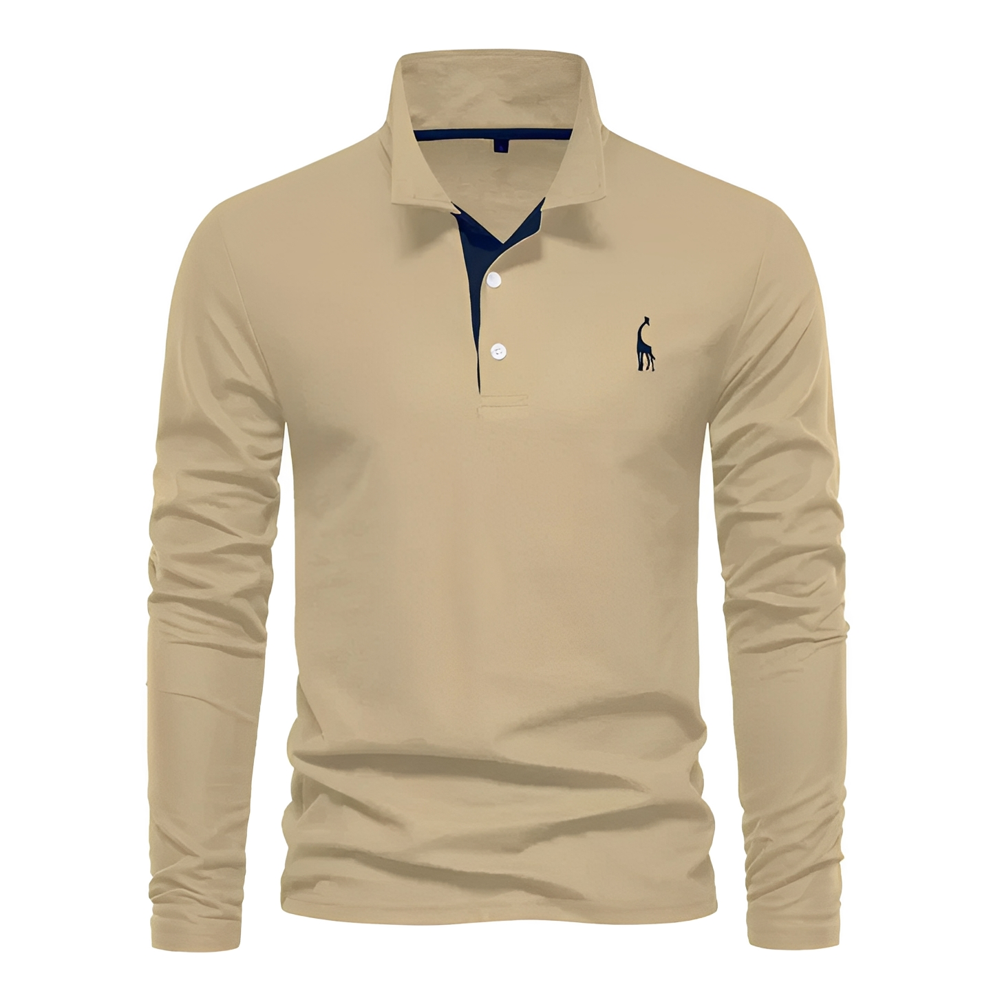 Herren Polo Shirt Elegantes Design Weiß