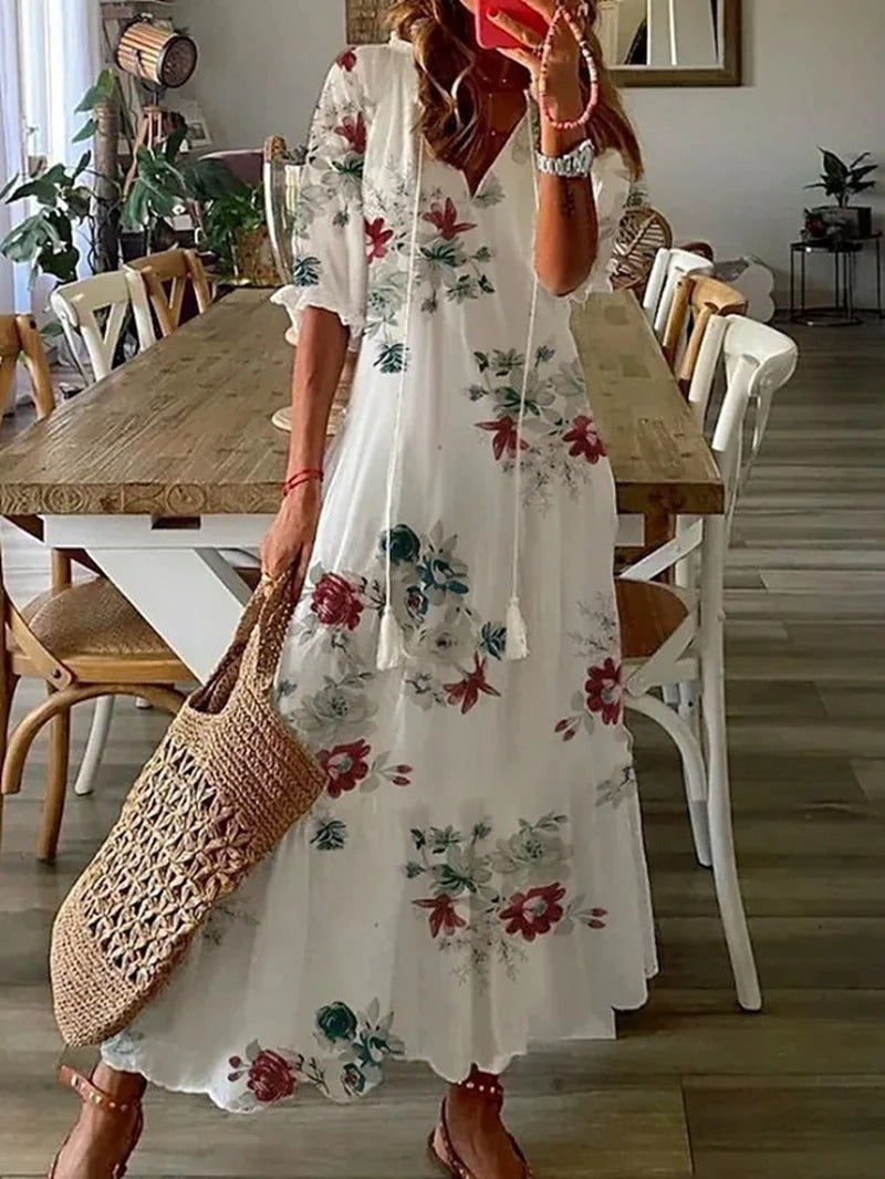 Claidel Damen Boho-Kleid Faszinierendes Design