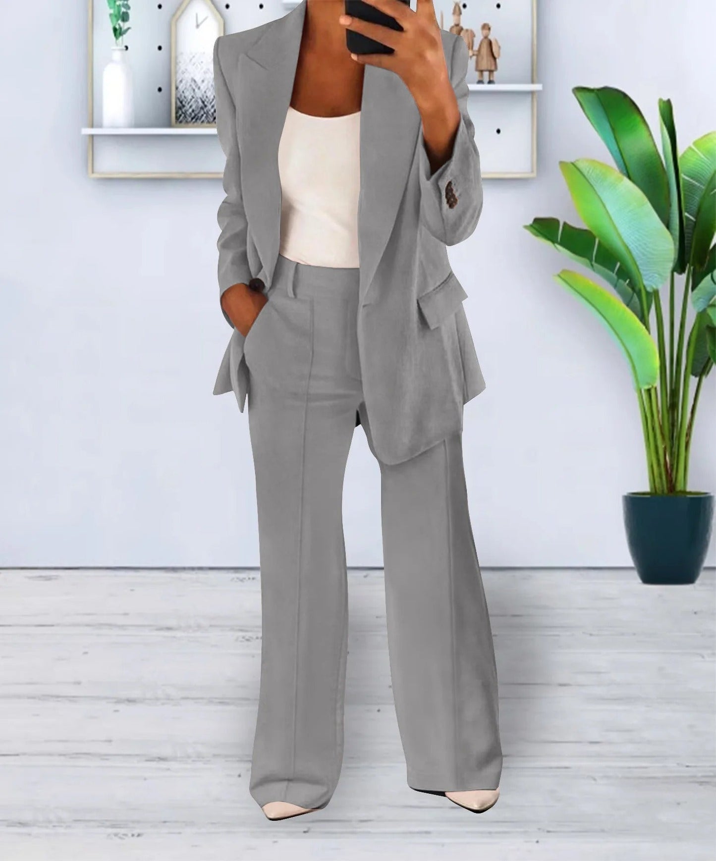 Damen Blazer-Set 2-teilig Zeitlos