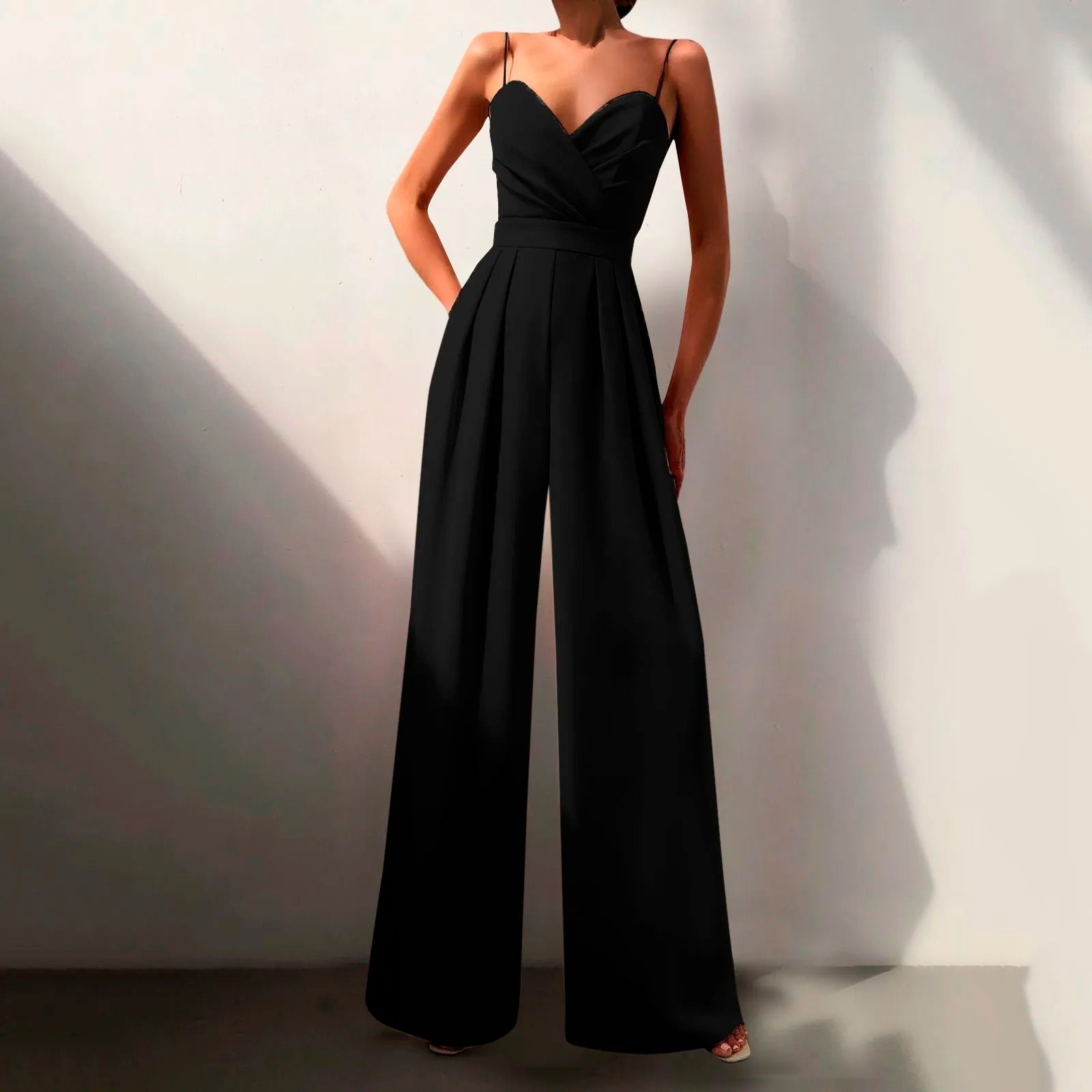 Norvielle Damen Sommerjumpsuit Elegantes Design - Norvielle