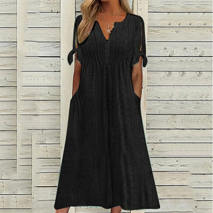 Norvielle Damen Spitzenkleid