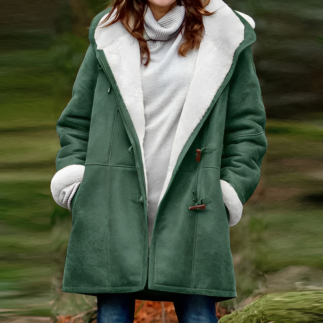 Damen Winterjacke Lang Warm Inese
