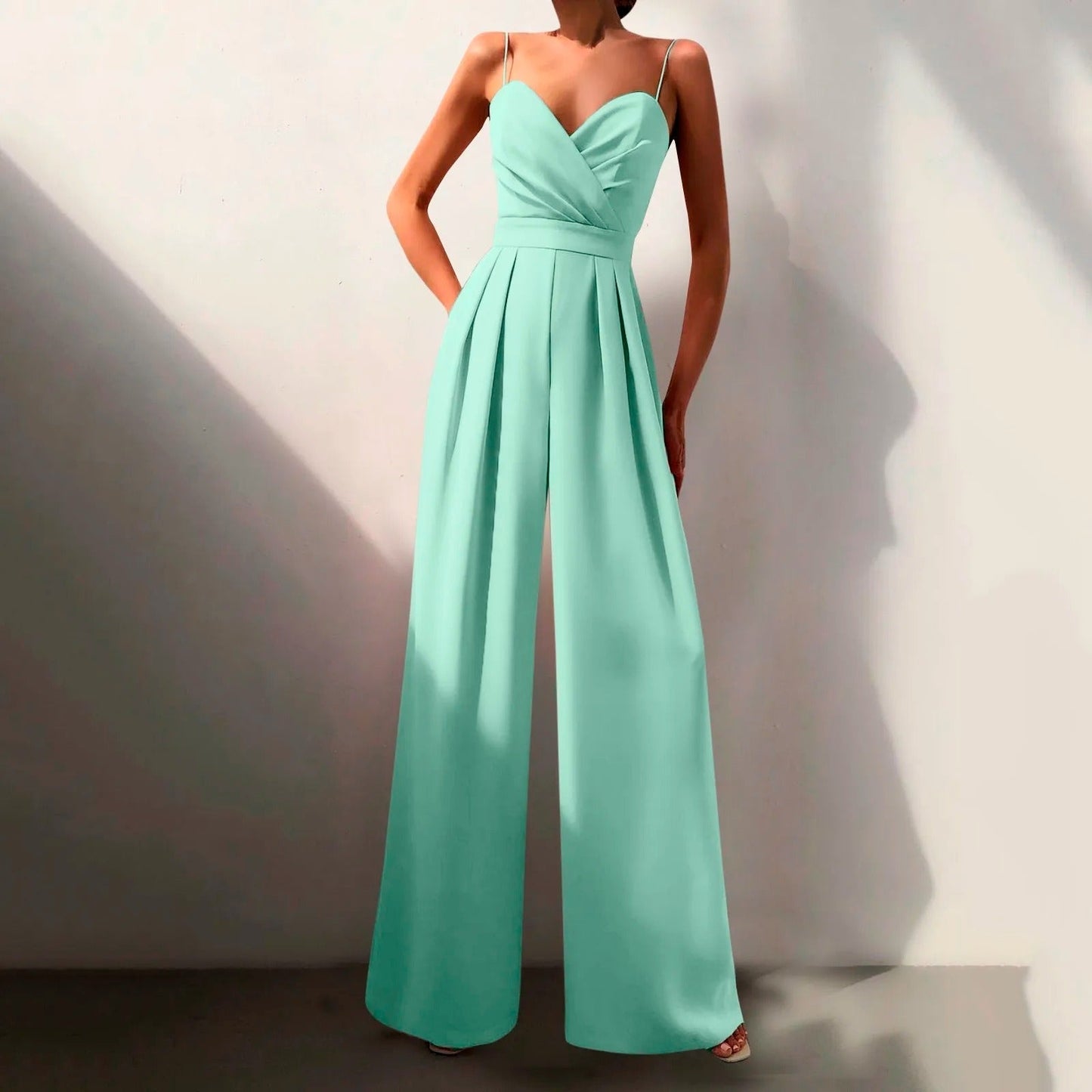 Norvielle Damen Sommerjumpsuit Elegantes Design