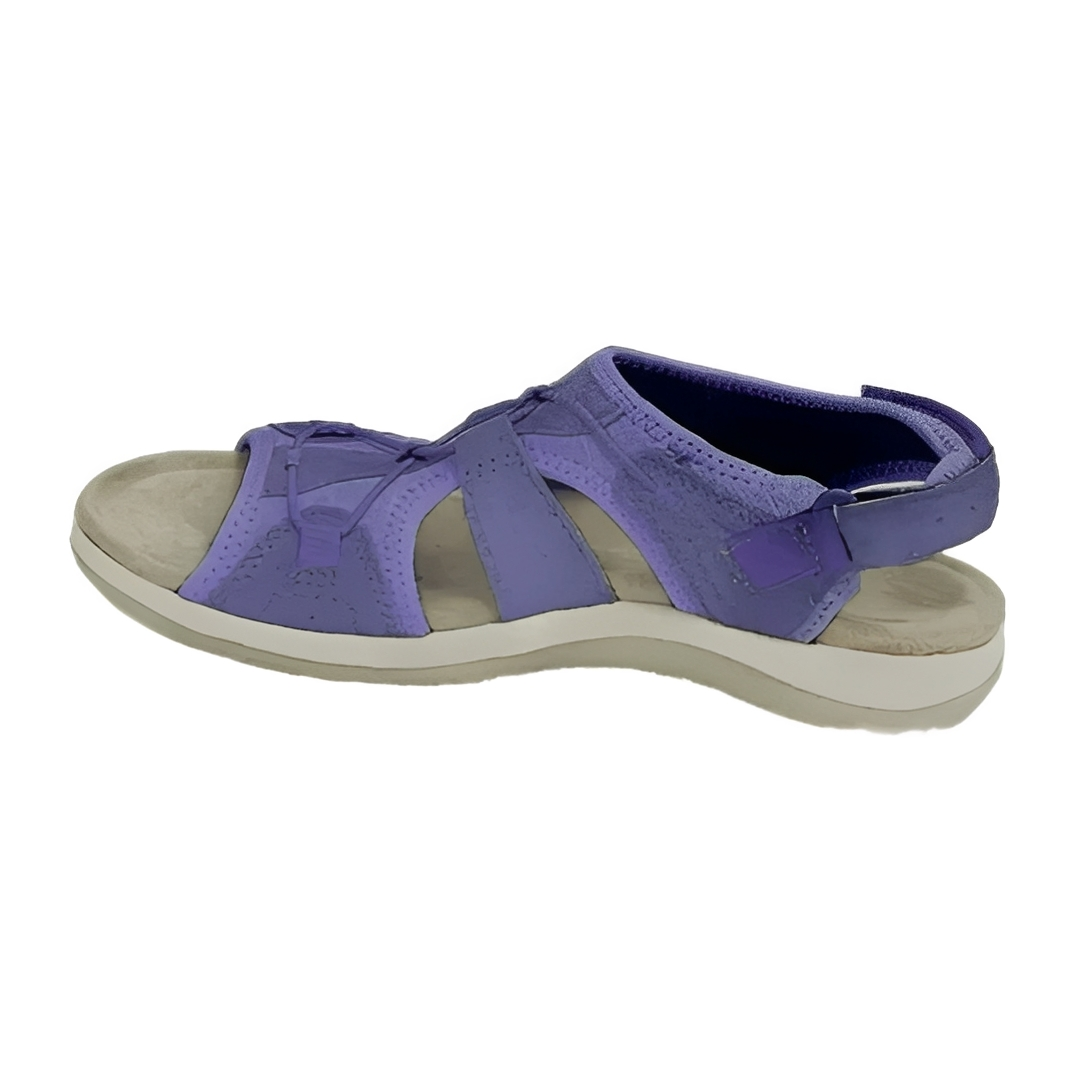 Damen Sommersandalen Edel Leder Beige