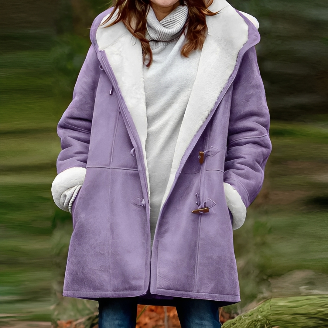 Damen Winterjacke Lang Warm Inese
