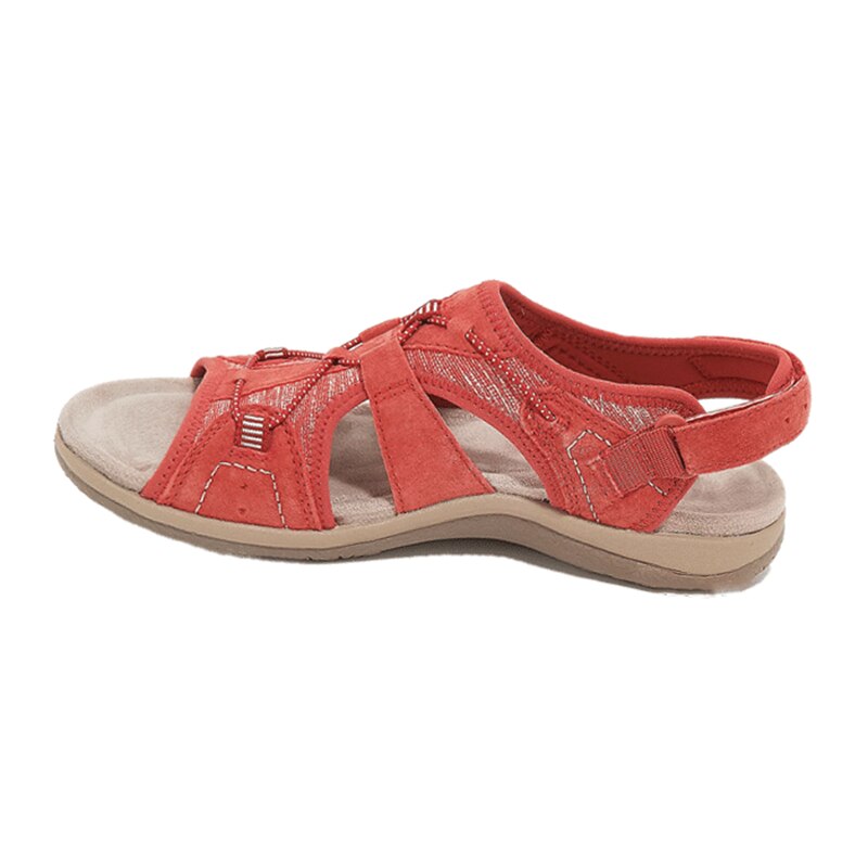 Damen Komfort-Sandalen Offene Zehen Bequem Luftig