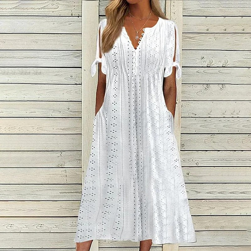 Norvielle Damen Spitzenkleid - Norvielle