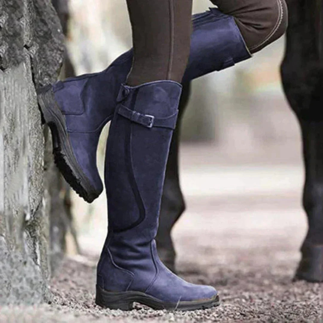 Damen Stiefel Moderne Silhouette Klare Linien