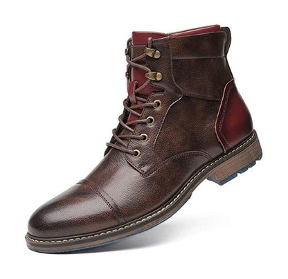 Herren Stiefeletten Knöchelhoch Schnürung