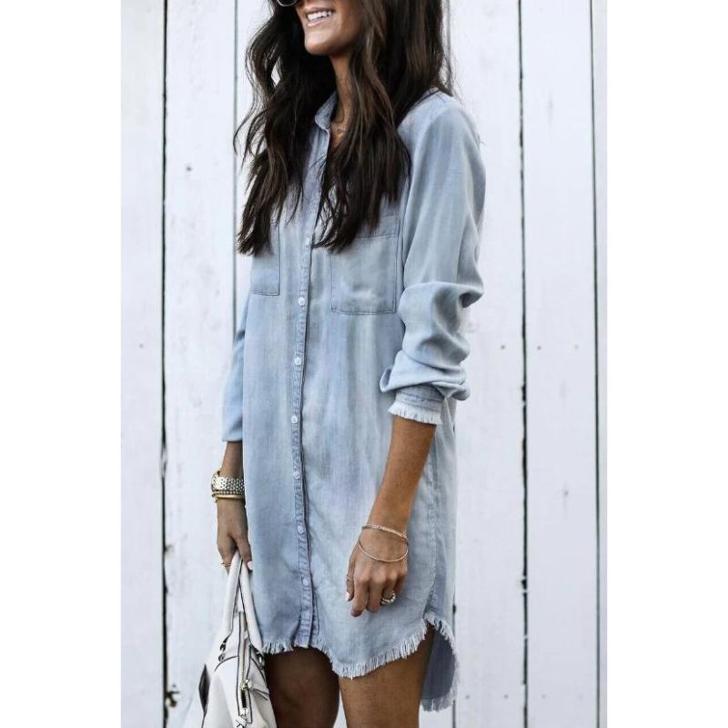 Norvielle Damen Denimkleid - Norvielle