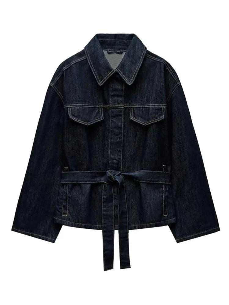 Damen Ensemble Taillierter Blazer Jeanshose