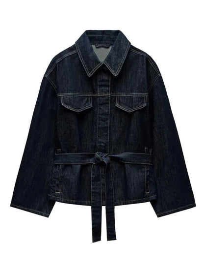 Damen Ensemble Taillierter Blazer Jeanshose