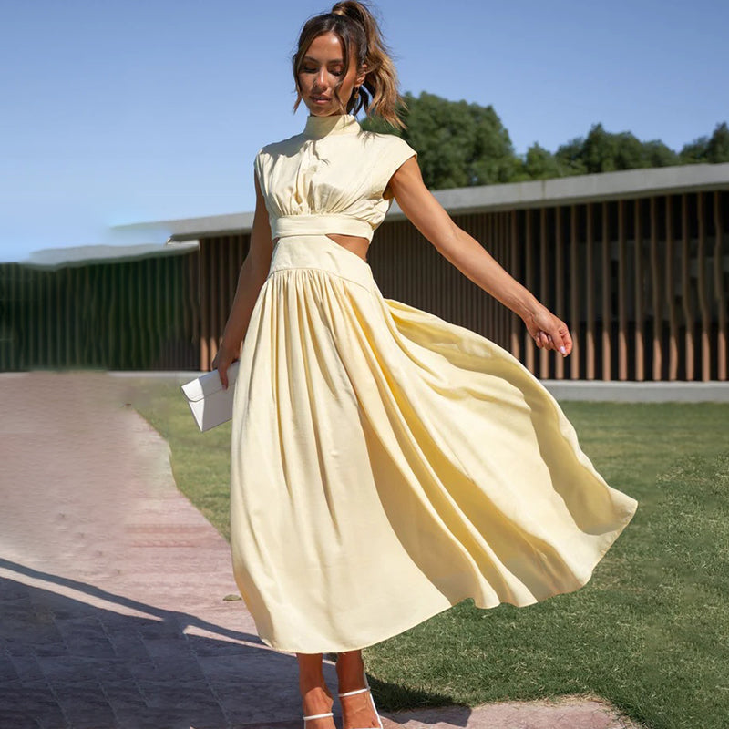 Damen Kleid Einfach Elegant für Jeden Anlass
