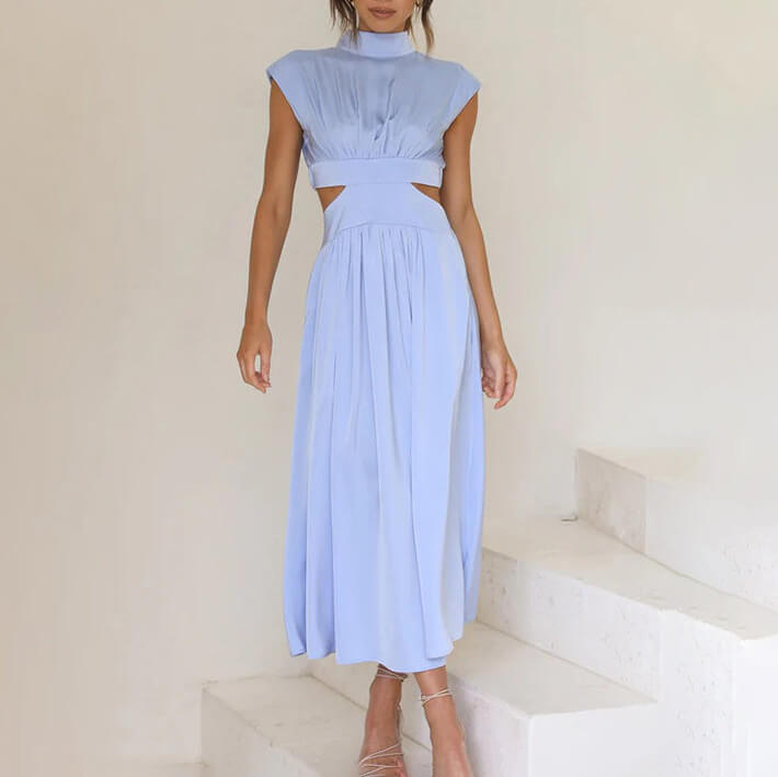 Damen Kleid Einfach Elegant für Jeden Anlass