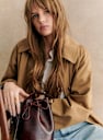 Damen Trenchcoat Zeitloser Schnitt Gingham Futter