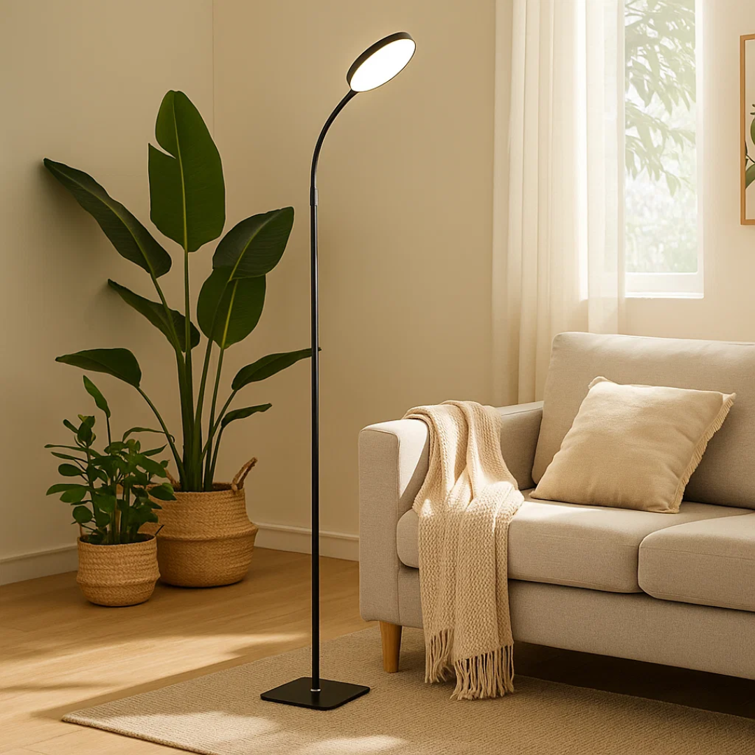 LED-Stehlampe Minimalistisch Warmweiß