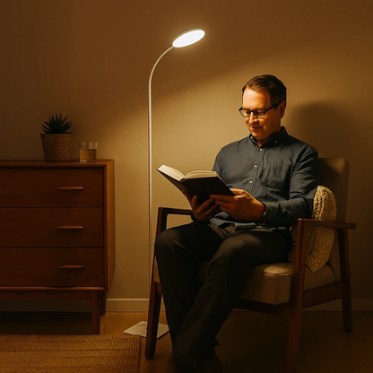 LED-Stehlampe Minimalistisch Warmweiß