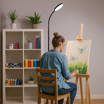 LED-Stehlampe Minimalistisch Warmweiß