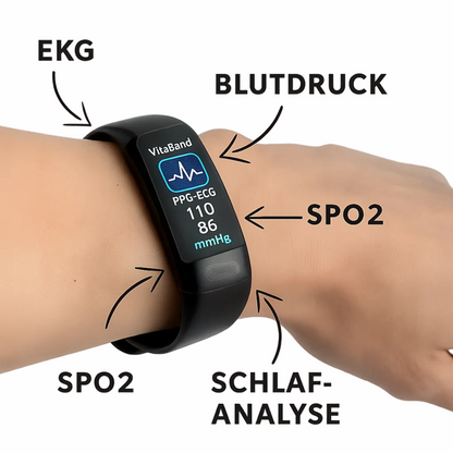 Intelligentes Gesundheitsarmband EKG Schlafanalyse