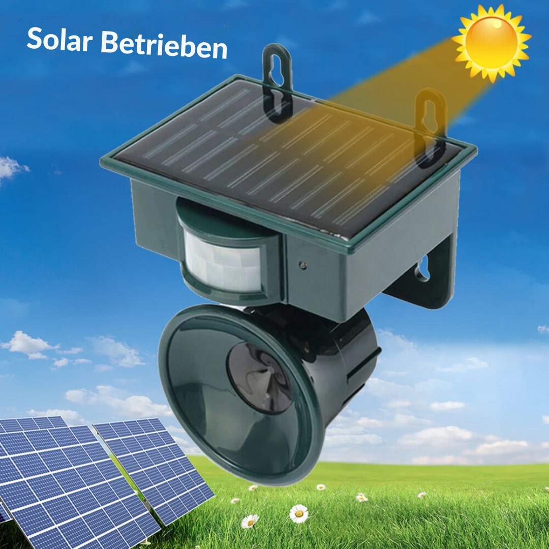 Vogelabwehrgerät für Balkon und Garten, Tauben Vertreiben, Ultraschall