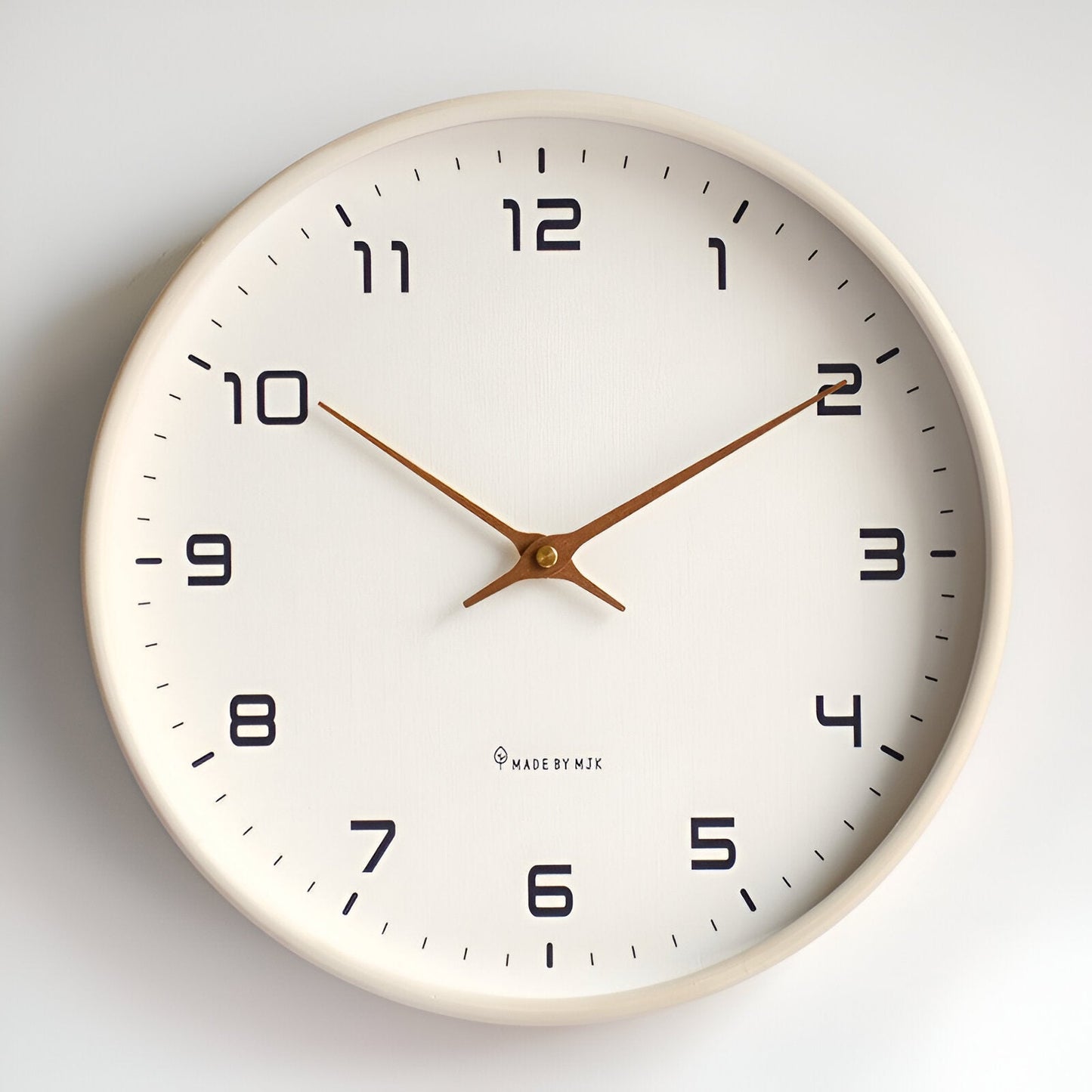 Holz Wanduhr Moderne Nordisches Design 30cm