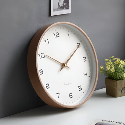Holz Wanduhr Moderne Nordisches Design 30cm