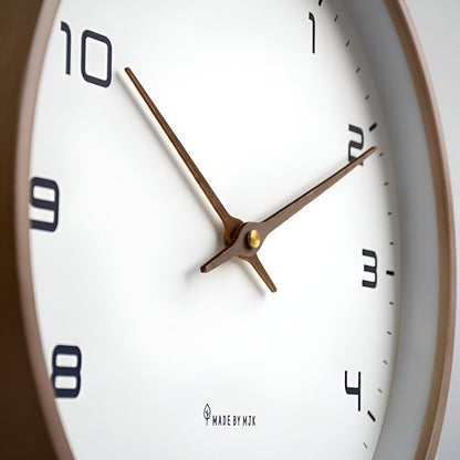 Holz Wanduhr Moderne Nordisches Design 30cm