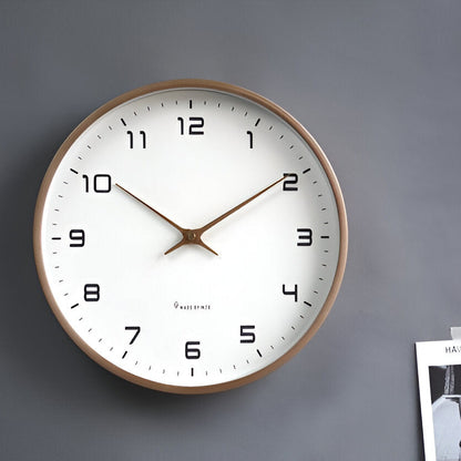 Holz Wanduhr Moderne Nordisches Design 30cm