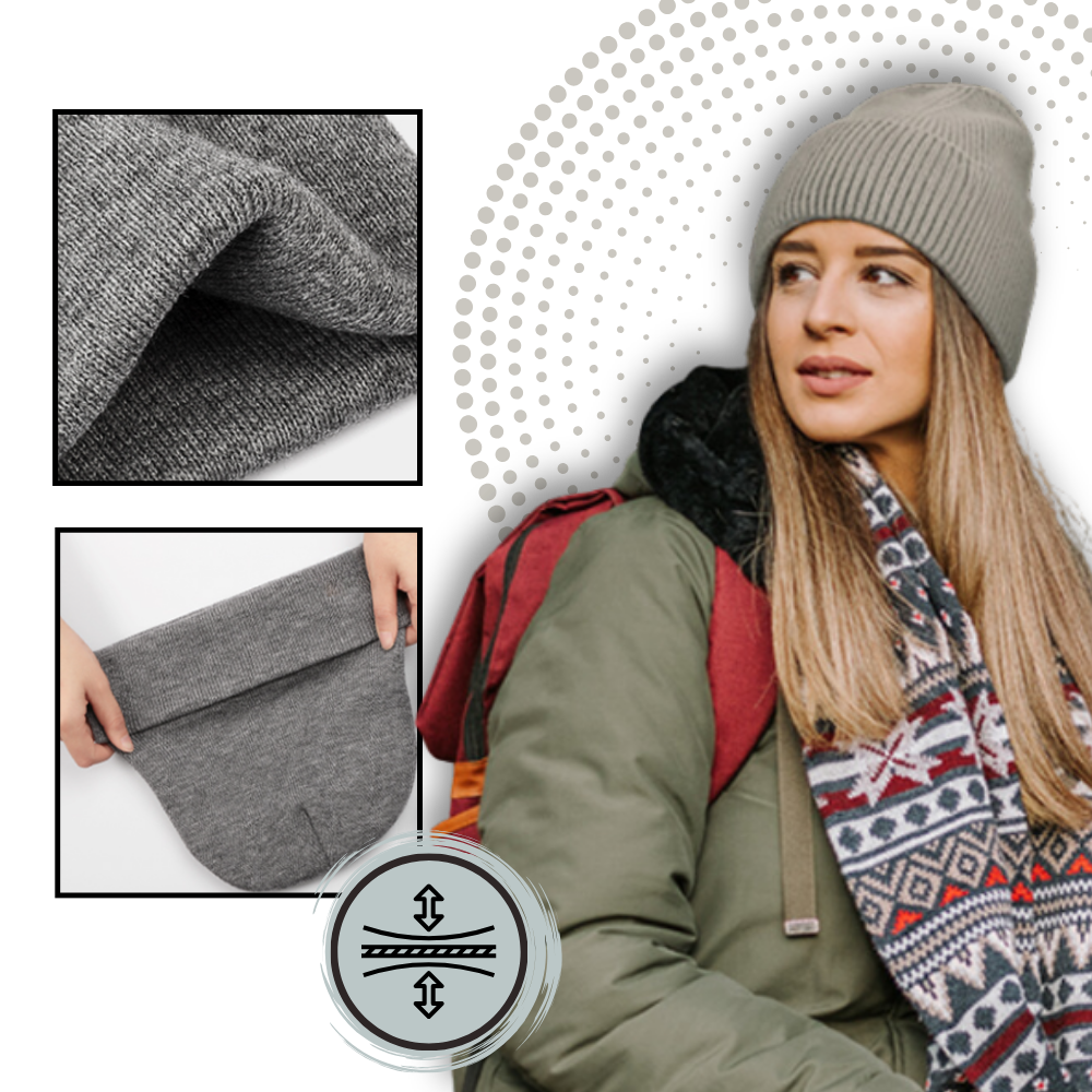 Warme Strickmütze mit Weichem Futter
