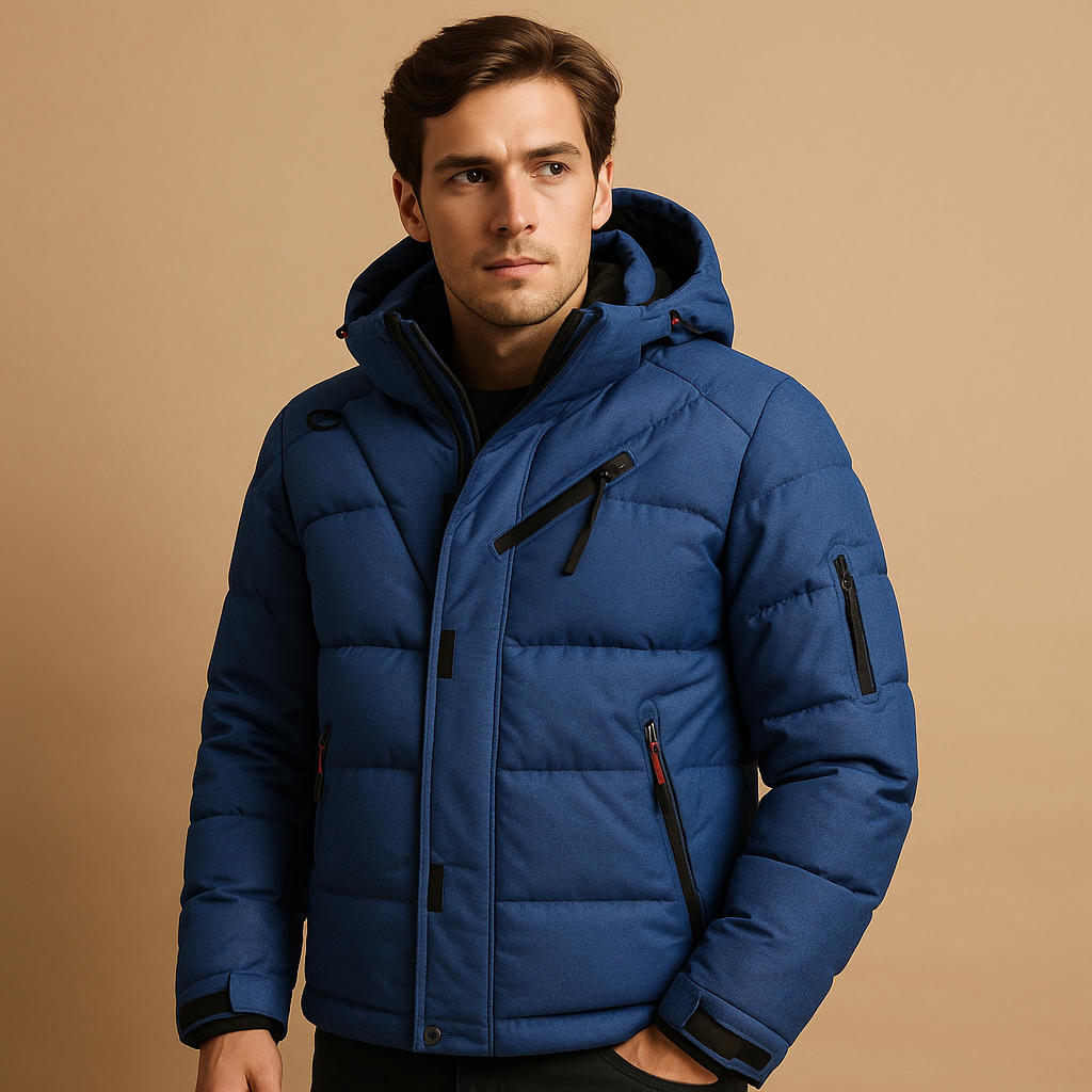 Herren Daunenparka Warm Isoliert