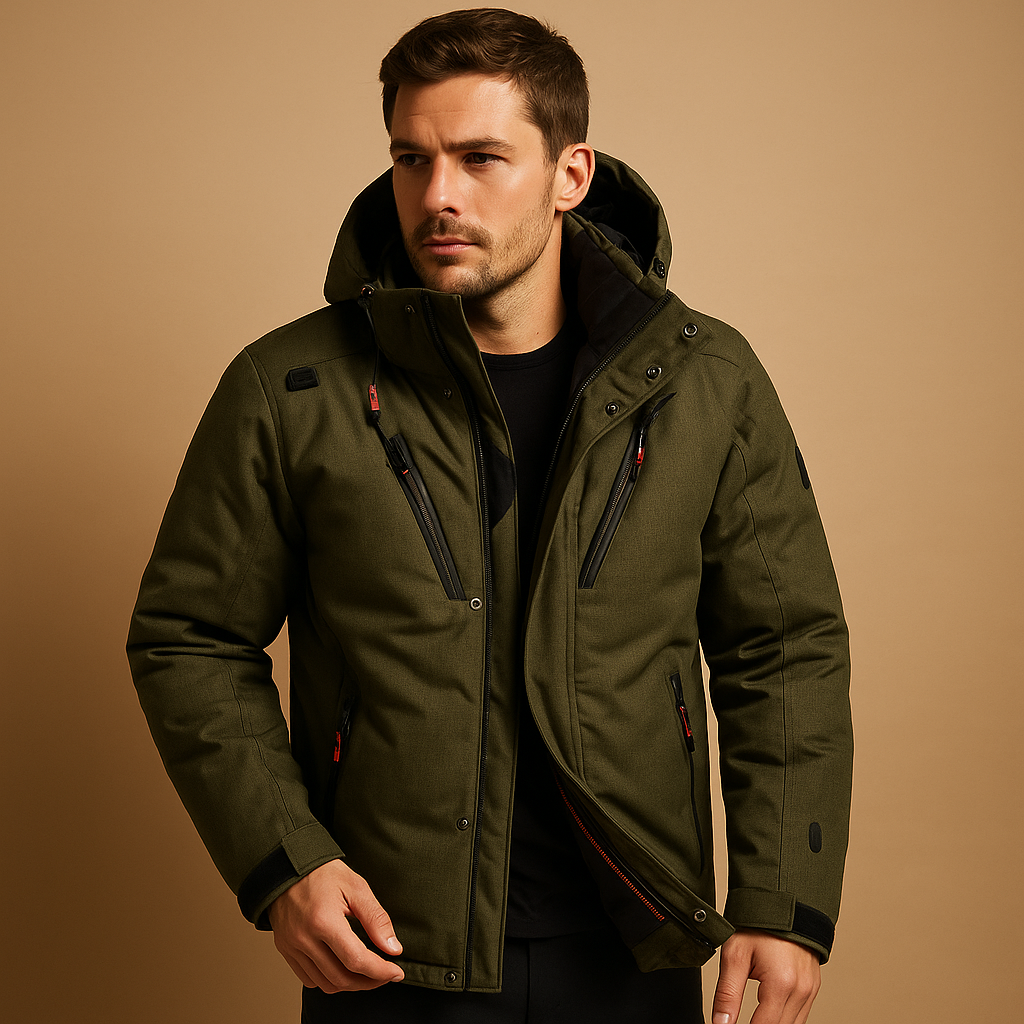 Herren Daunenparka Warm Isoliert
