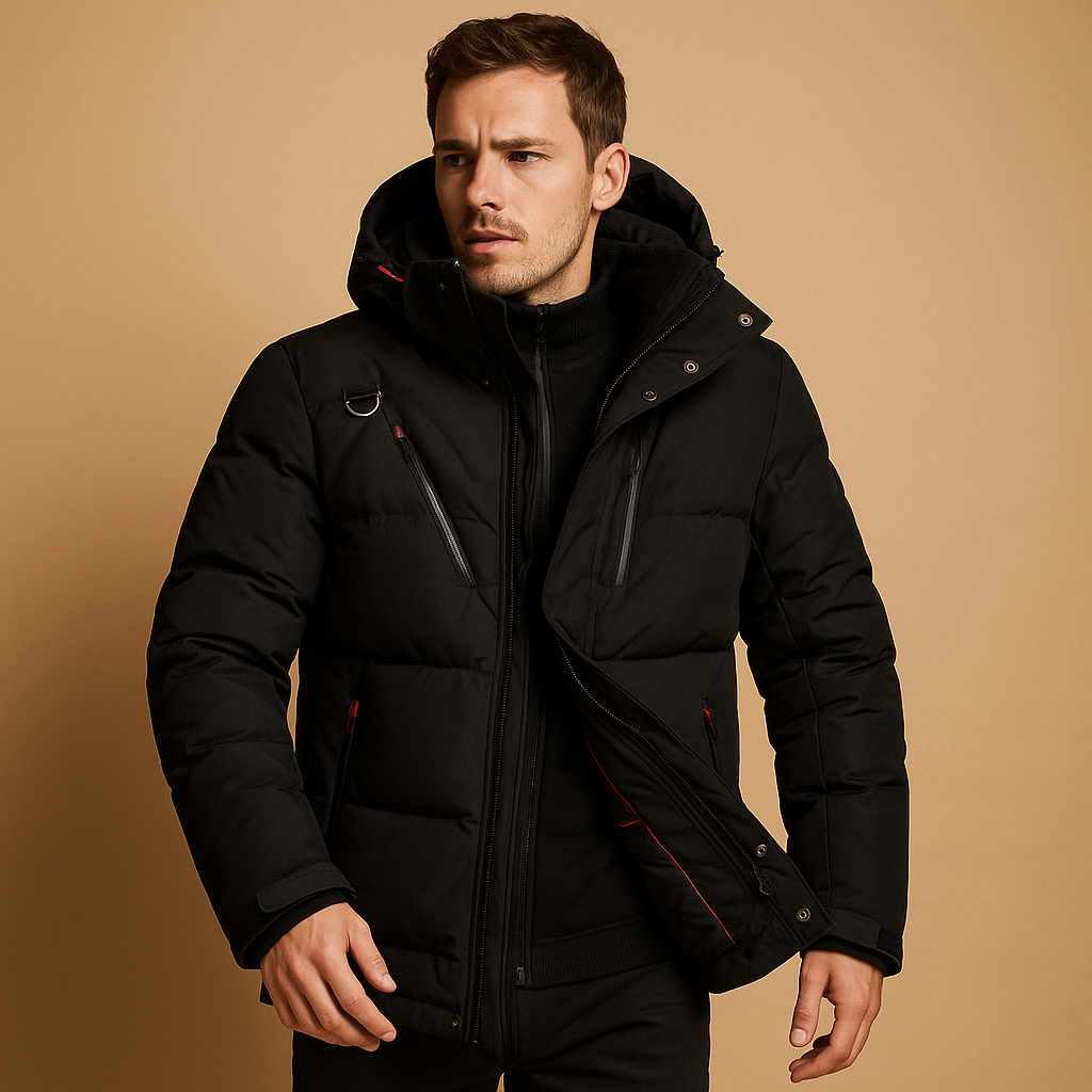 Herren Daunenparka Warm Isoliert