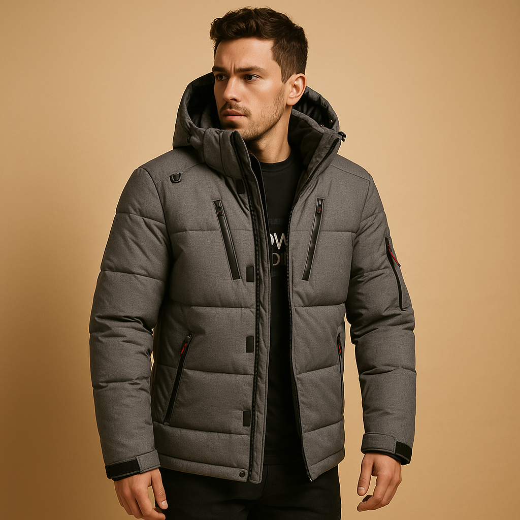Herren Daunenparka Warm Isoliert