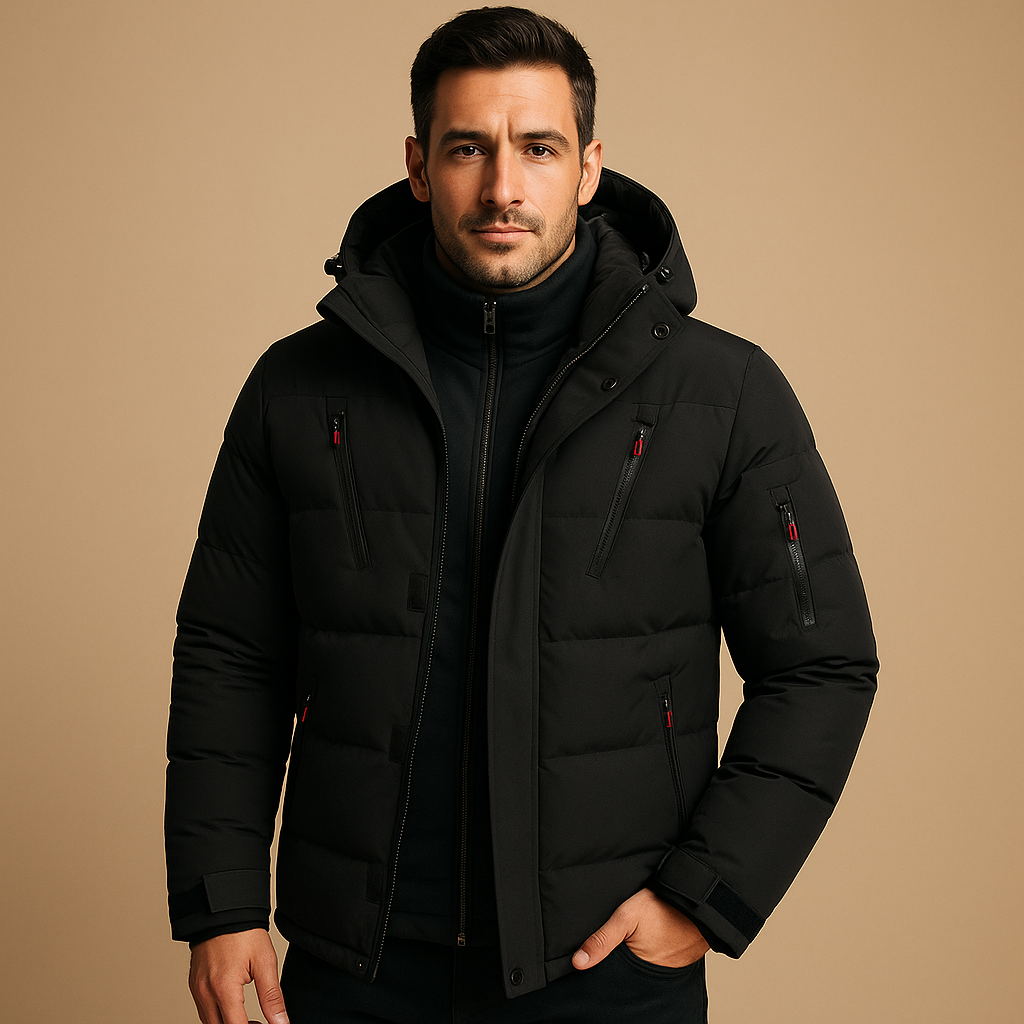 Herren Winterjacke Robust Dicke Reißverschluss